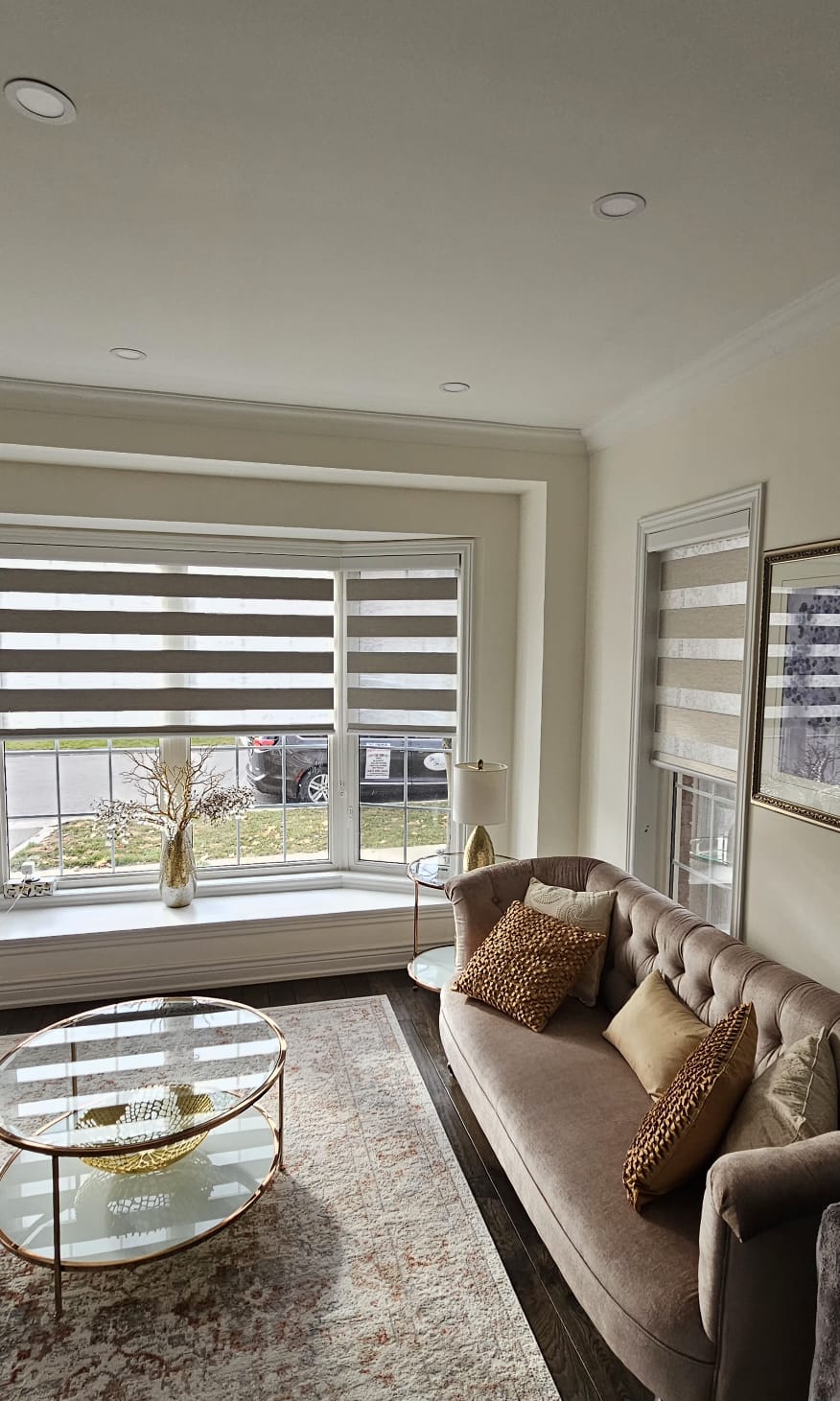 Roller shade install 6